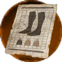 Icon for item "Pattern: Obelisk Priest's Shoes"