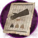 Icon for item "Plan de gants en tissu de déferlement"