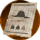 Icon for item "Sombrero de cuero de flagelo de espíritus del bosque"
