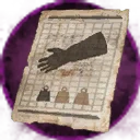 Icon for item "Plan de gants en tissu guerriers"