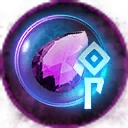 Icon for item "Runeglass of Ignited Amethyst"