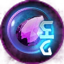 Icon for item "Runeglass of Leeching Amethyst"