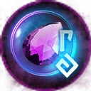 Icon for item "Runeglass of Electrified Amethyst"