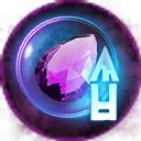 Icon for item "Cristal rúnico de amatista de castigo"