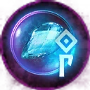 Icon for item "Runeglass of Ignited Aquamarine"