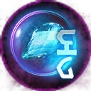 Icon for item "Runeglass of Leeching Aquamarine"
