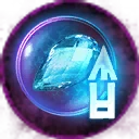 Icon for item "Cristal rúnico de aguamarina de castigo"