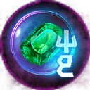 Icon for item "Cristal rúnico de esmeralda congelada"