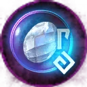 Icon for item "Cristal rúnico de piedra de luna electrificada"