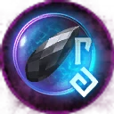 Icon for item "Runeglass of Electrified Onyx"
