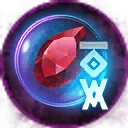 Icon for item "Cristal rúnico de rubí fortalecido"