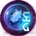 Icon for item "Icon for item "Runeglass of Leeching Sapphire""