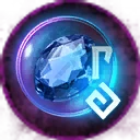 Icon for item "Icon for item "Runeglass of Electrified Sapphire""