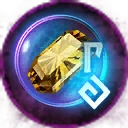 Icon for item "Runeglass of Electrified Topaz"
