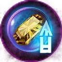 Icon for item "Cristal rúnico de topacio de castigo"