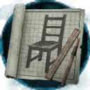 Icon for item "Diagrama: Cama con dosel tallada de ébano"