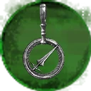 Icon for item "Portafortuna di metallo stellare per lancia"