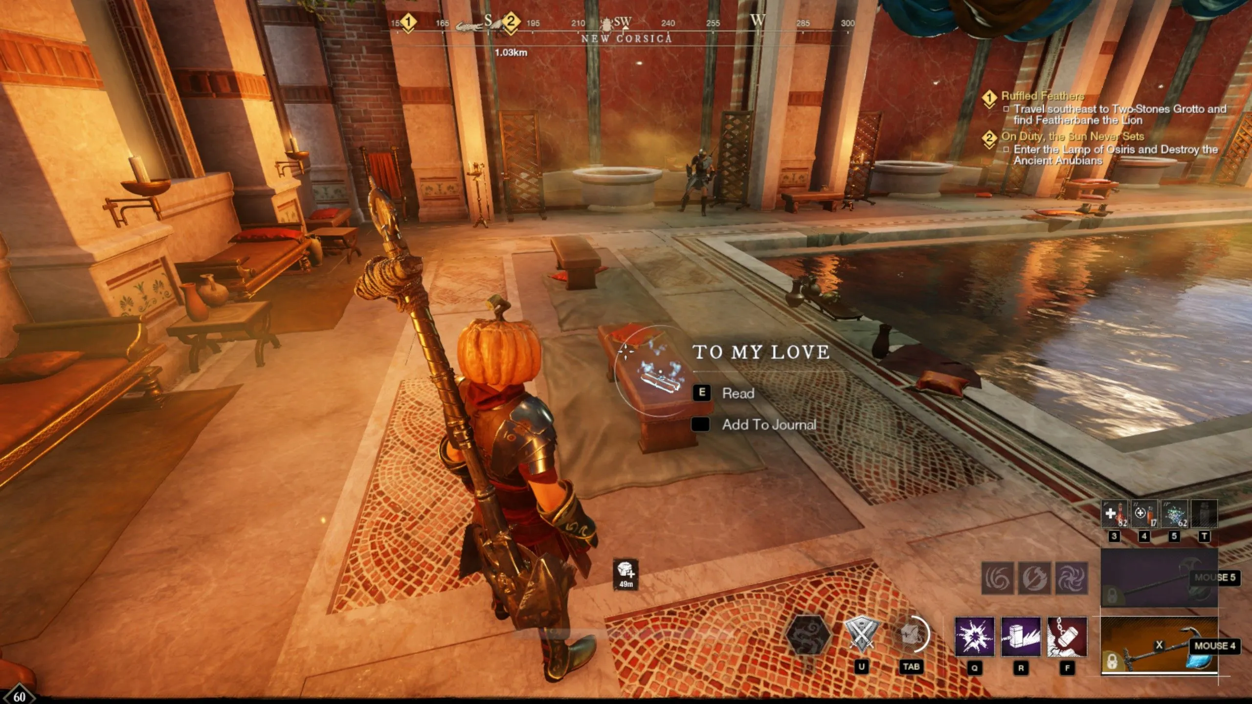 New World lore notes grant experience the first time you open them.