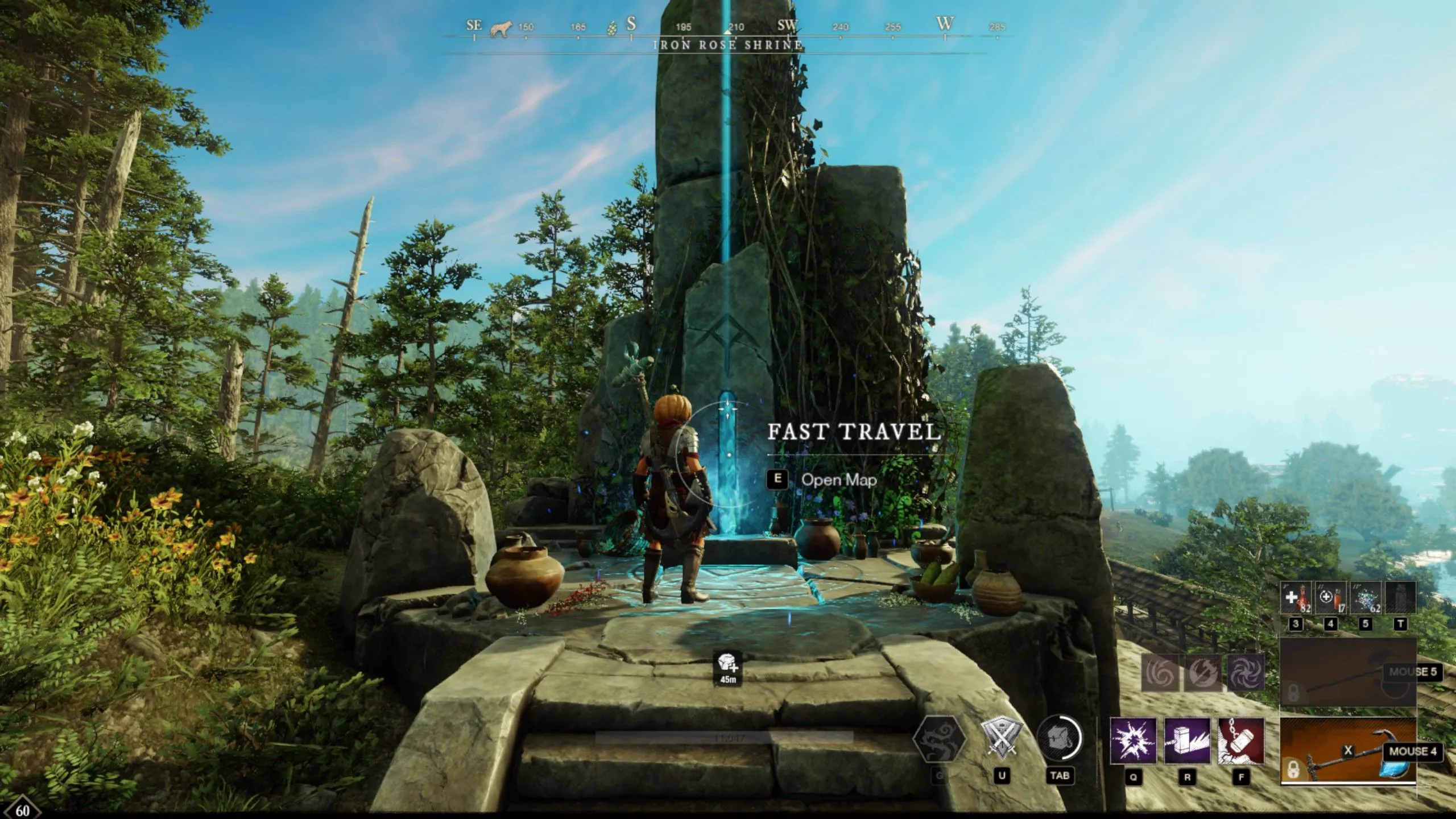 New World fast travel points are the most efficient way to travel. Unlock them for quick travel saving you time during your leveling process.