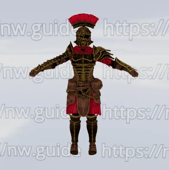 New World Aureate's Golden Set in 3D on NW.Guide
